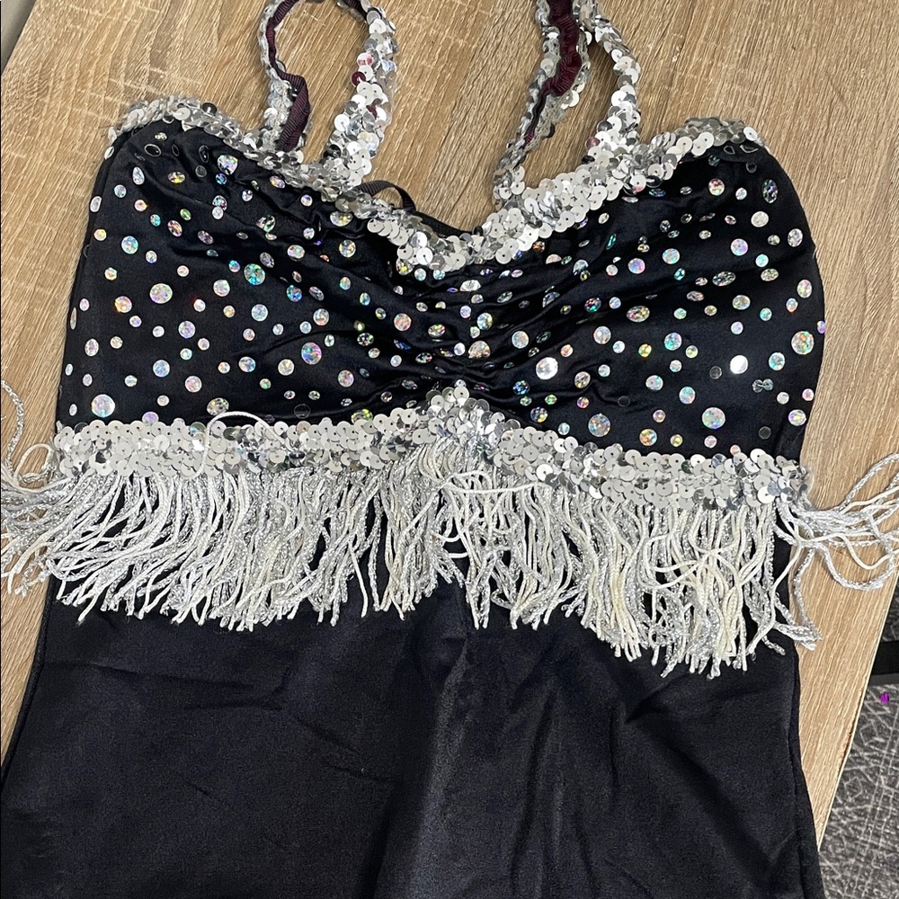 Black Sequin Fringe costume